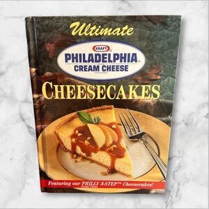 Ultimate Kraft Philadelphia cream cheese cheesecake recipes hardcover cookbook